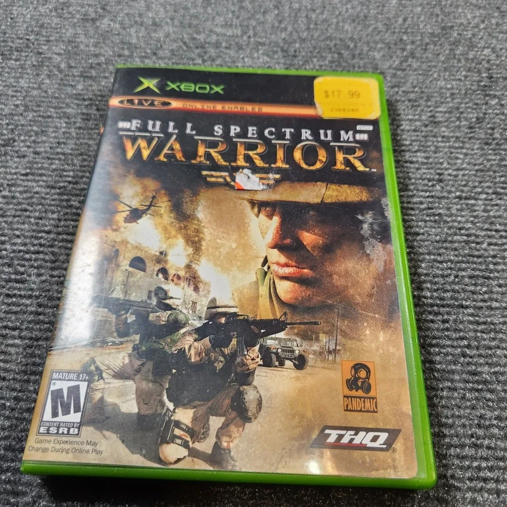 Full Spectrum Warrior - Microsoft Xbox Not Tested